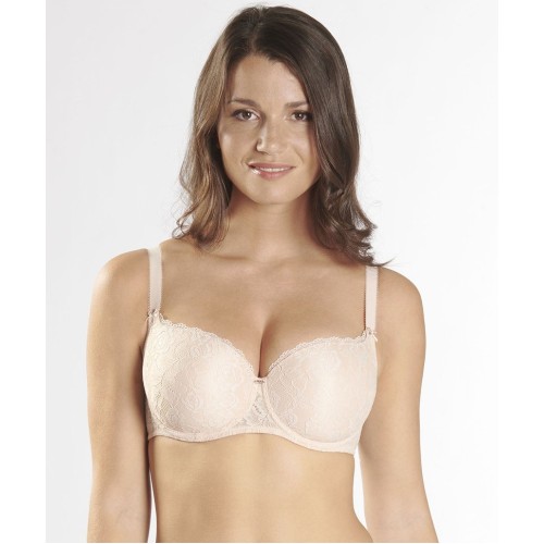 ROSESSENCE Comfort moulded half cup bra Black